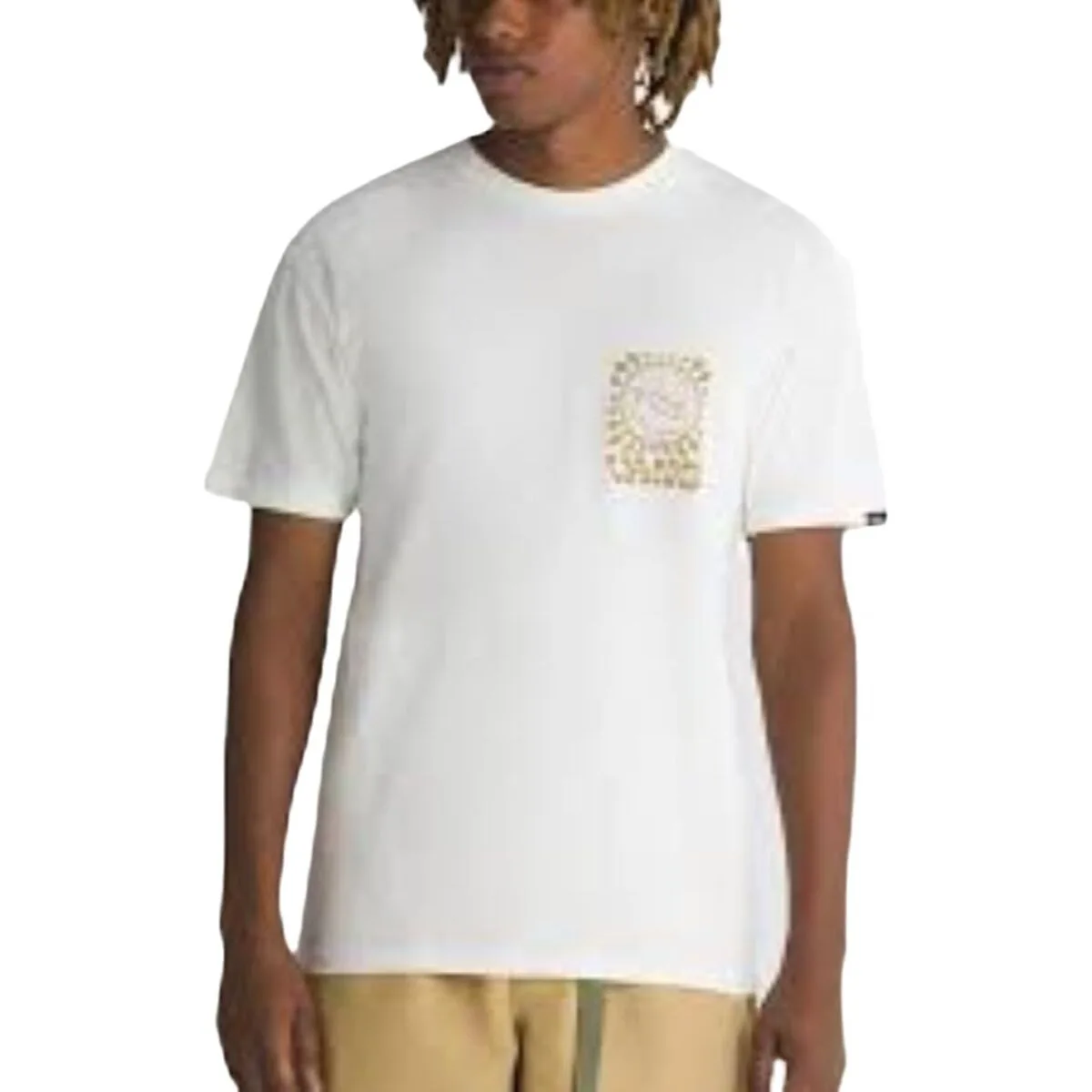 CAMISETA DE MANGA CORTA HOMBRE VANS SUN AND SURF SS TEE VN000G5KFS81 BLANCO