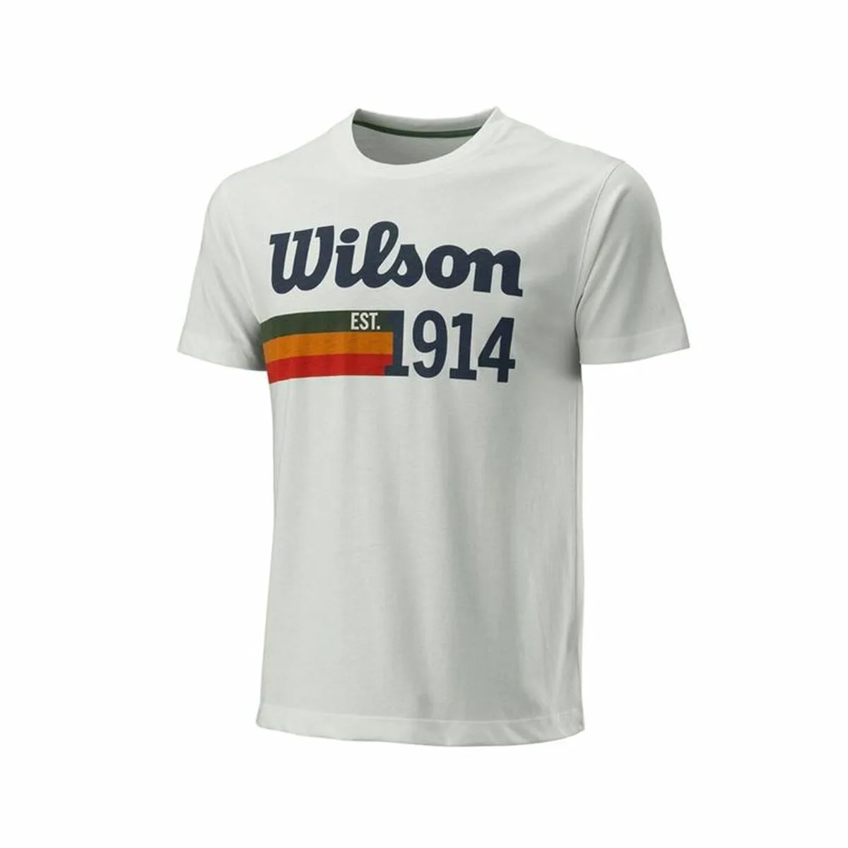 CAMISETA DE MANGA CORTA HOMBRE WILSON SCRIPT 14 BLANCO