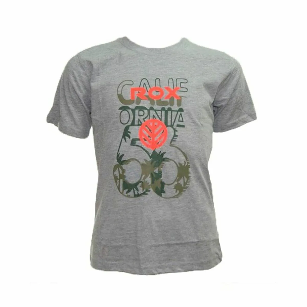 CAMISETA DE MANGA CORTA ROX CALIFORNIA 56 GRIS CLARO