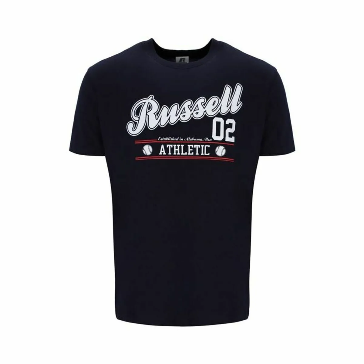 CAMISETA DE MANGA CORTA RUSSELL ATHLETIC AMT A30311 NEGRO HOMBRE