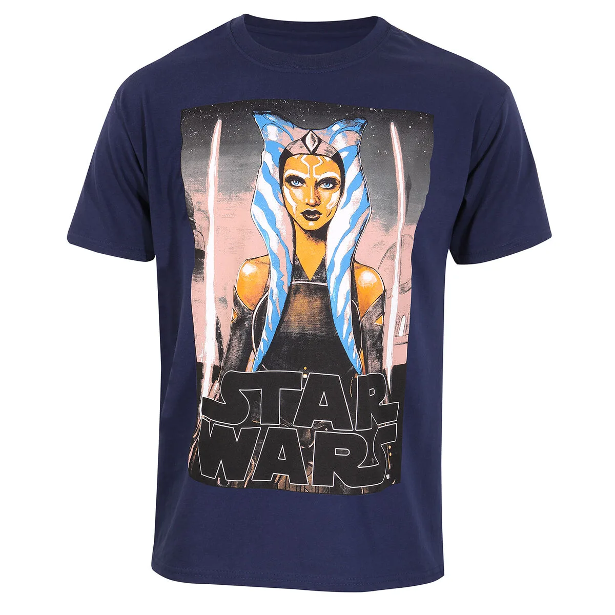 CAMISETA DE MANGA CORTA STAR WARS WHITE BLADES AZUL UNISEX