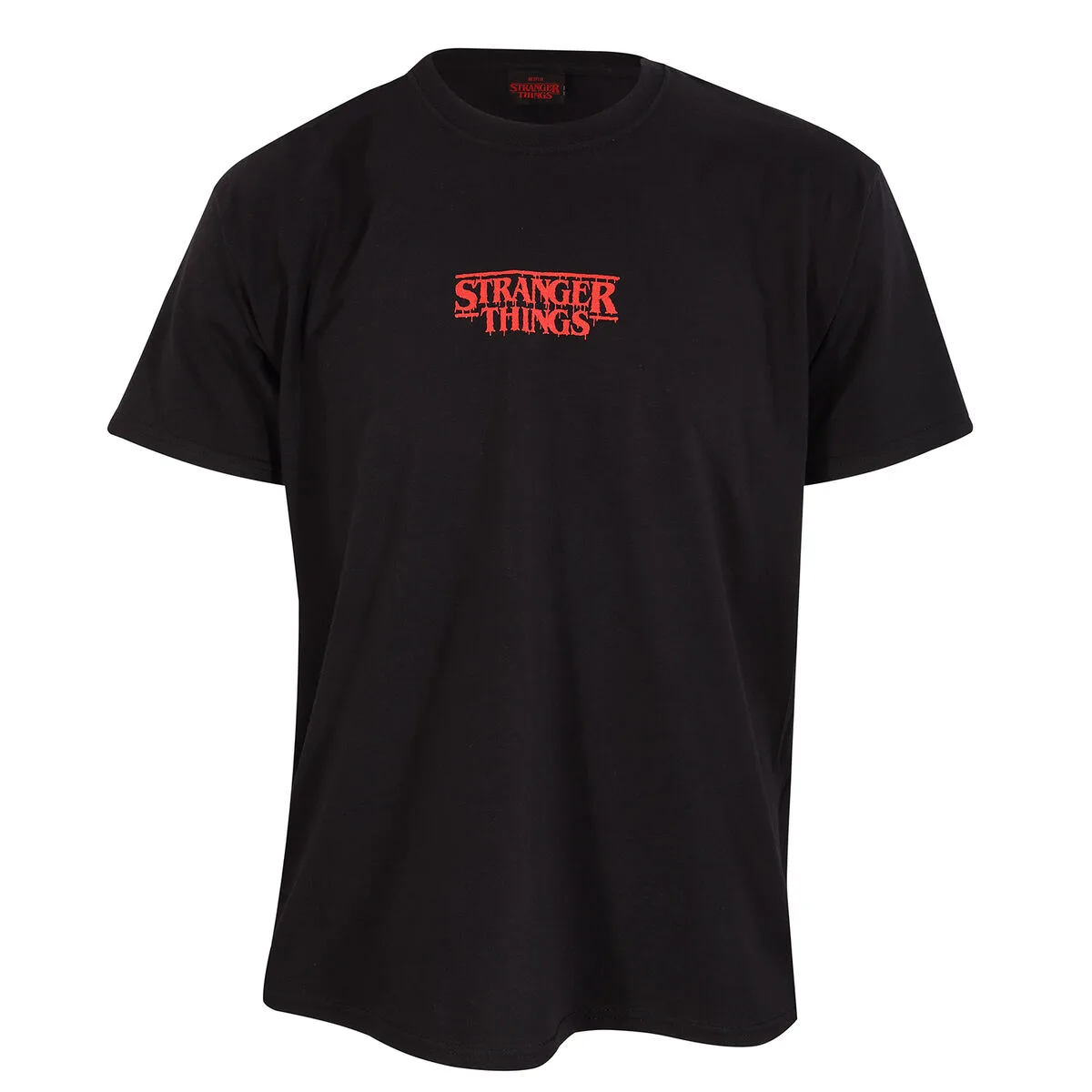 CAMISETA DE MANGA CORTA STRANGER THINGS DEMOGORGON UPSIDE DOWN NEGRO UNISEX