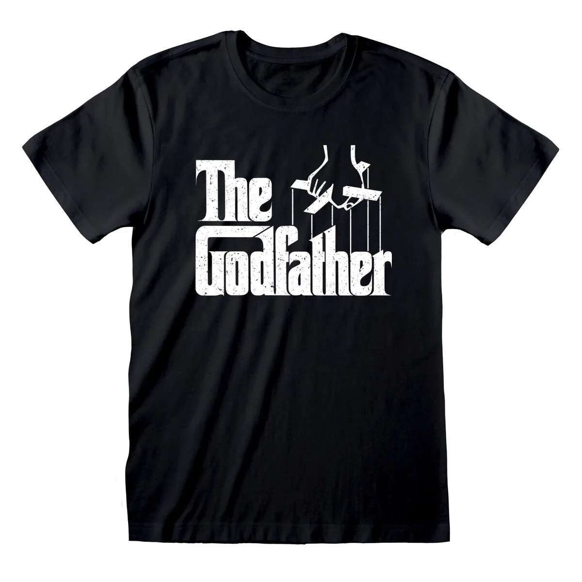 CAMISETA DE MANGA CORTA THE GODFATHER LOGO NEGRO UNISEX