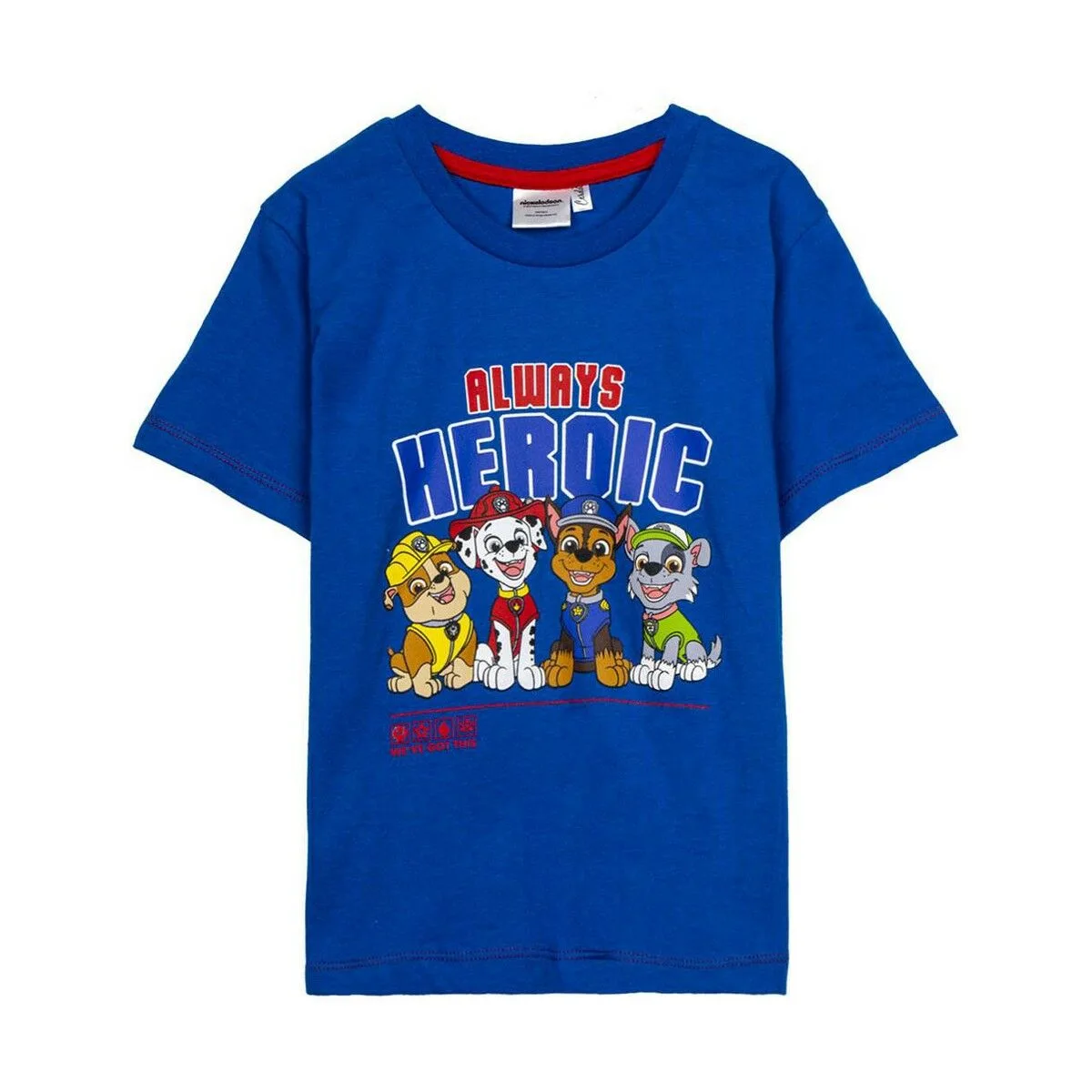 CAMISETA DE MANGA CORTA THE PAW PATROL AZUL OSCURO