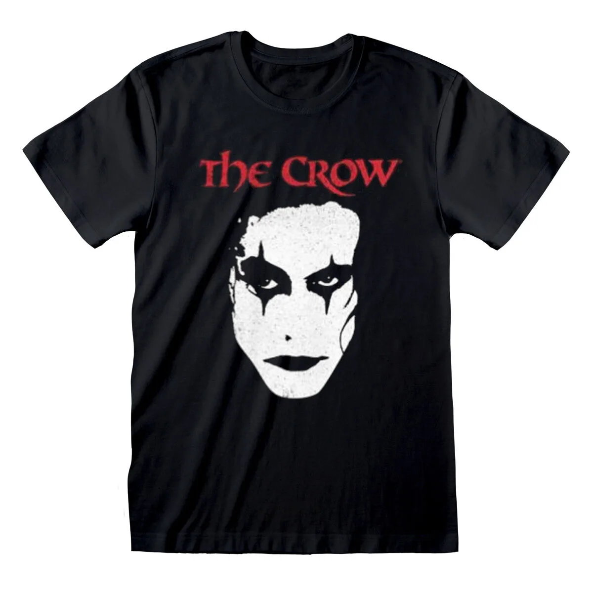 CAMISETA DE MANGA CORTA UNISEX THE CROW FACE NEGRO