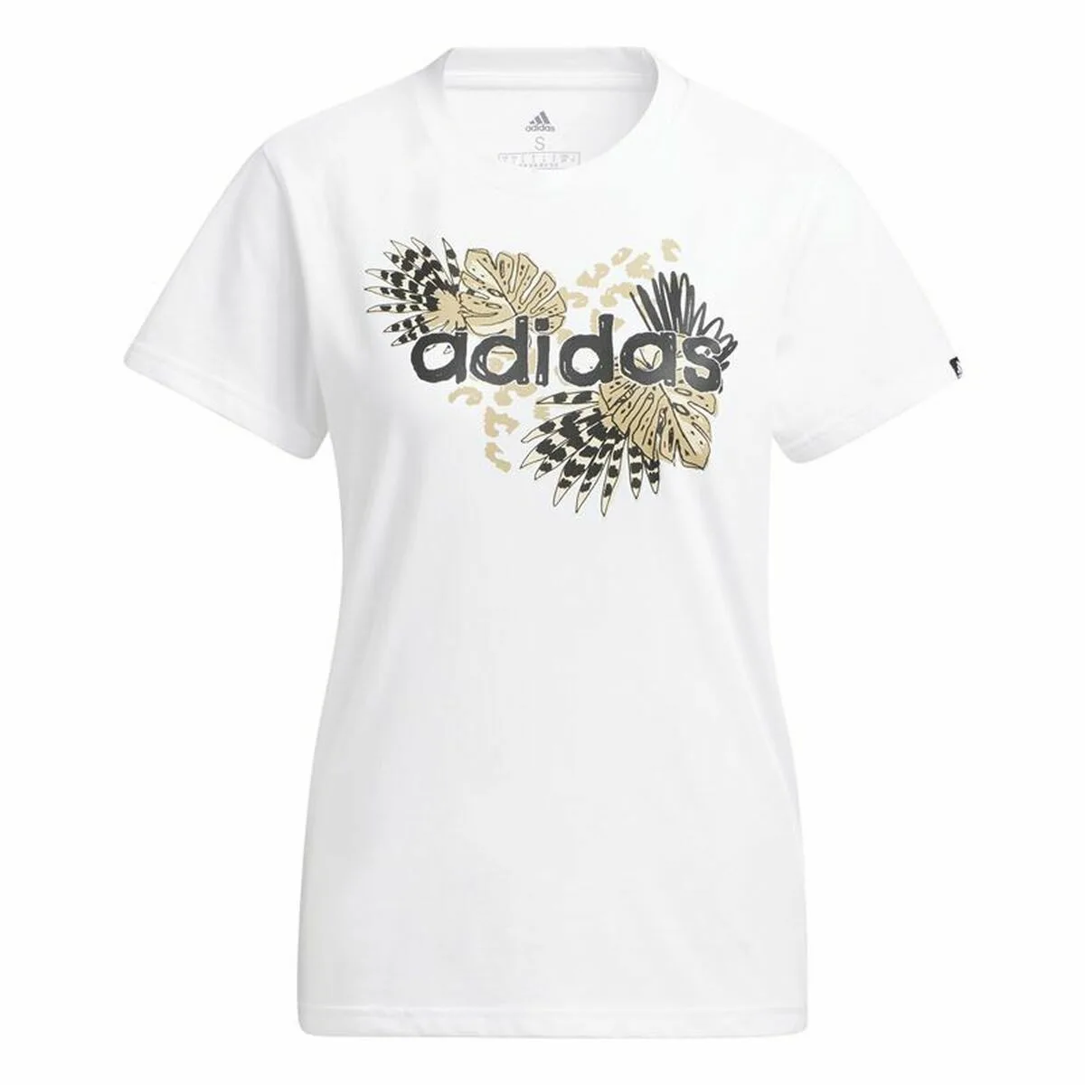 CAMISETA DE MANGA LARGA MUJER ADIDAS PRINT GRAPHIC BLANCO