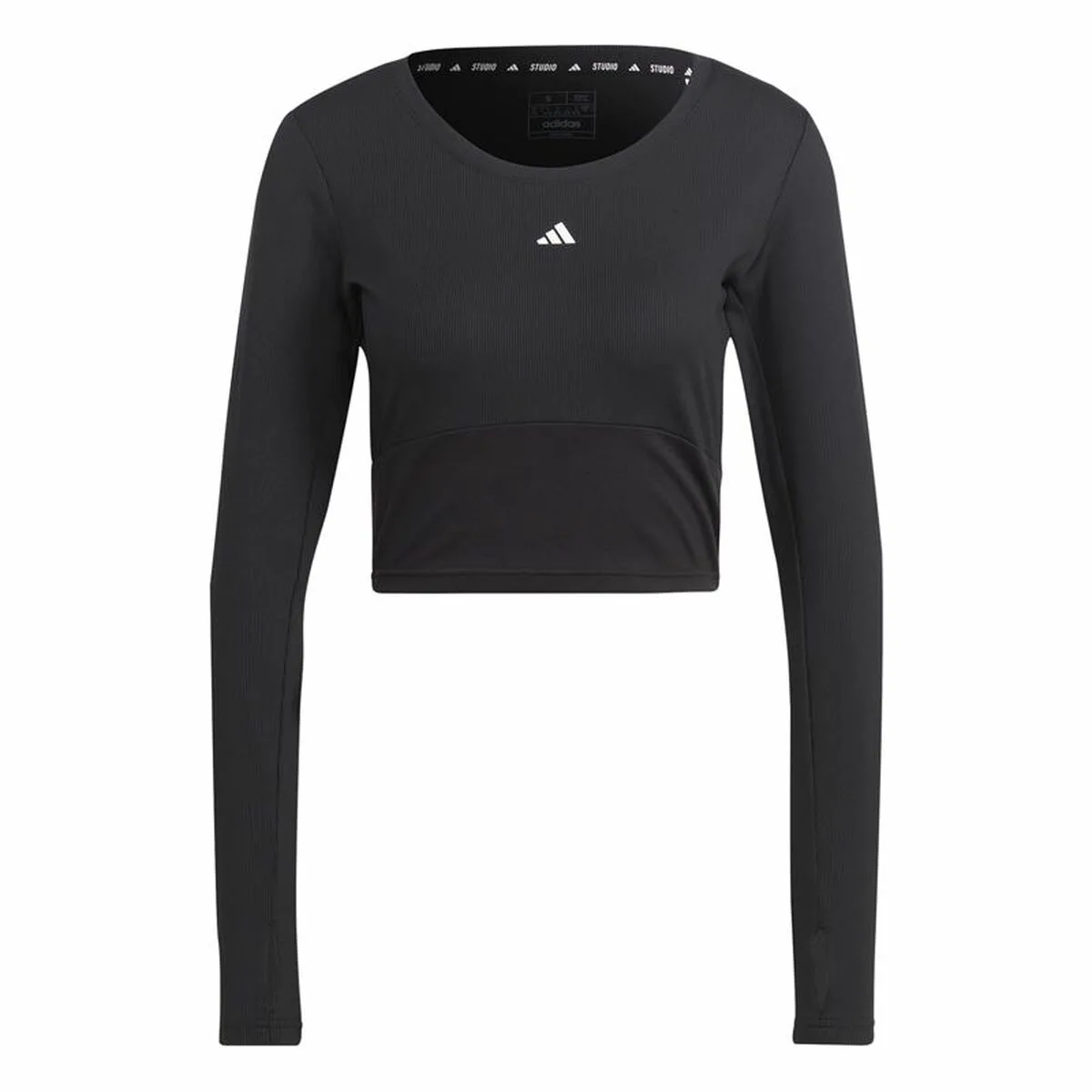 CAMISETA DE MANGA LARGA MUJER ADIDAS STUDIO NEGRO