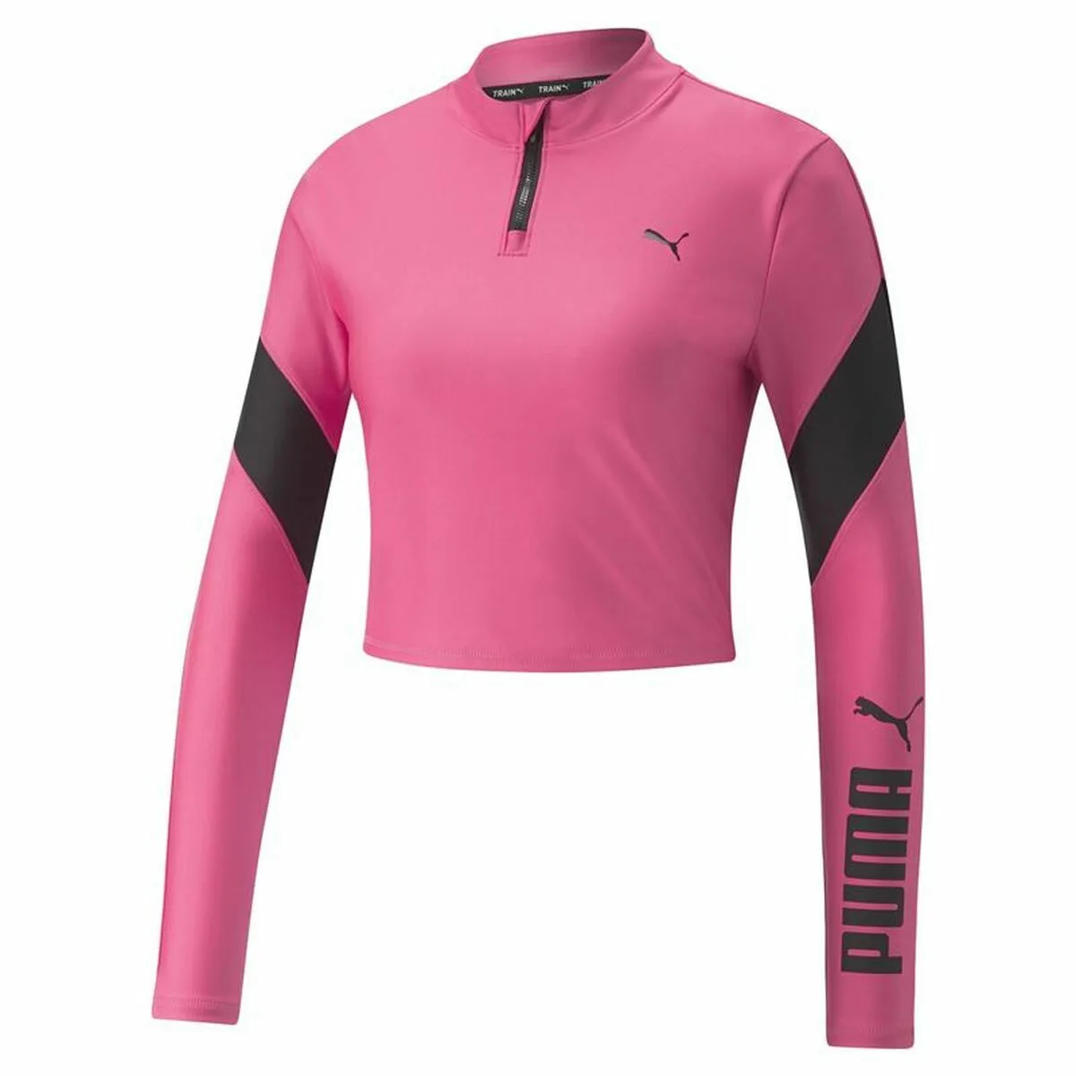 CAMISETA DE MANGA LARGA MUJER PUMA ROSA FUCSIA