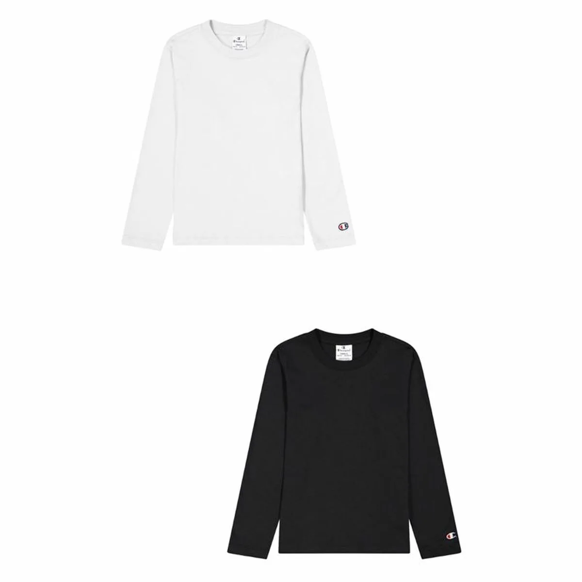 CAMISETA DE MANGA LARGA HOMBRE CHAMPION 2 UNIDADES