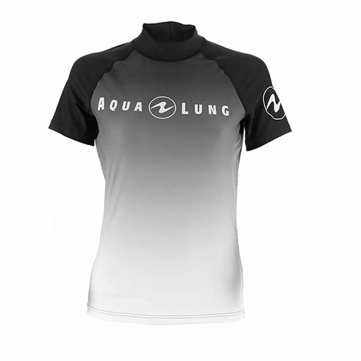 CAMISETA DE BAÑO AQUA SPHERE AQUA LUNG RASHG NEOPRENO GRIS OSCURO MUJER
