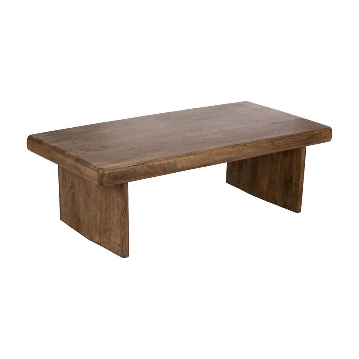 MESA DE CENTRO MARRÓN MADERA DE MANGO 140 X 70 X 45 CM