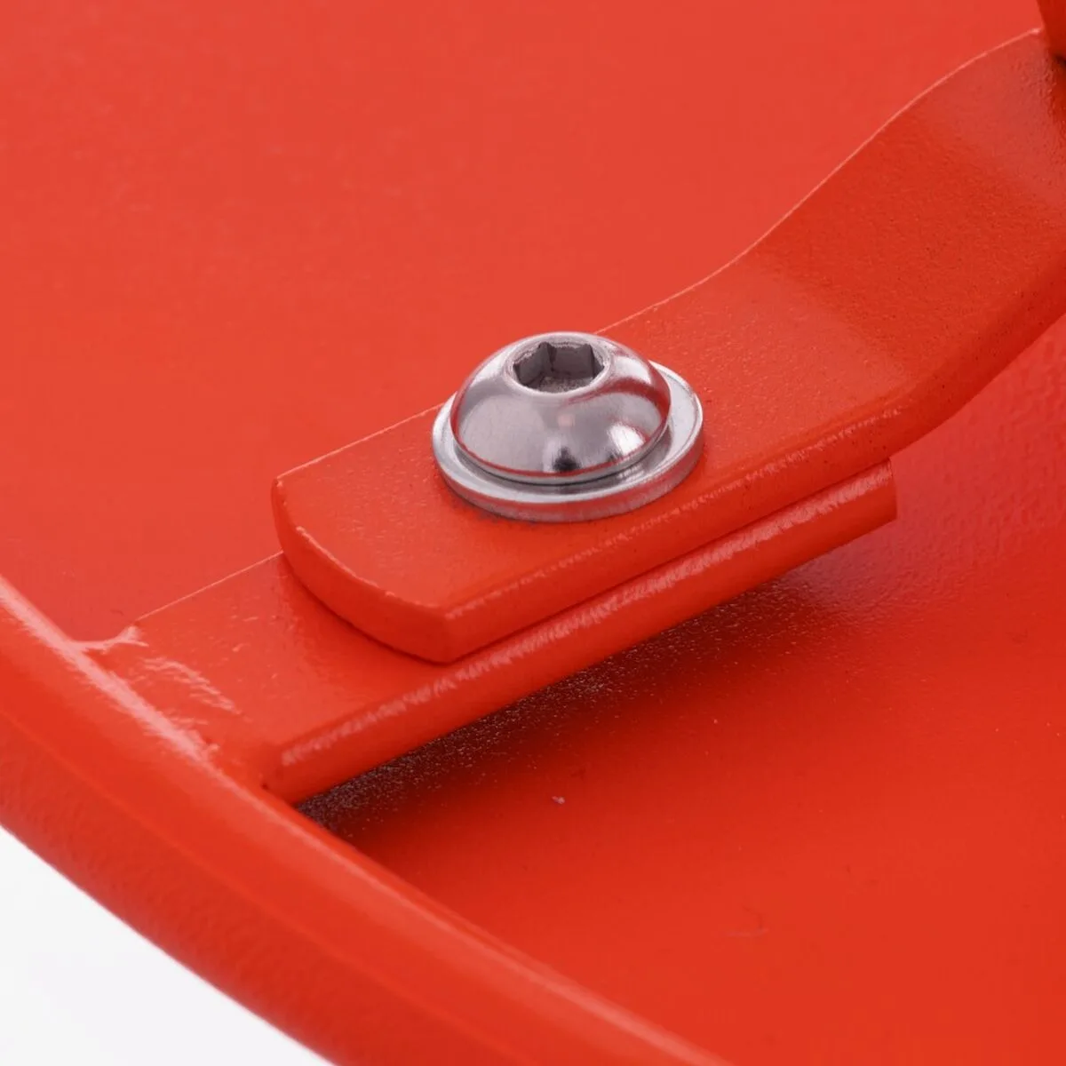 MESA AUXILIAR MARZIA ROJO ACERO 70 X 70 X 40 CM