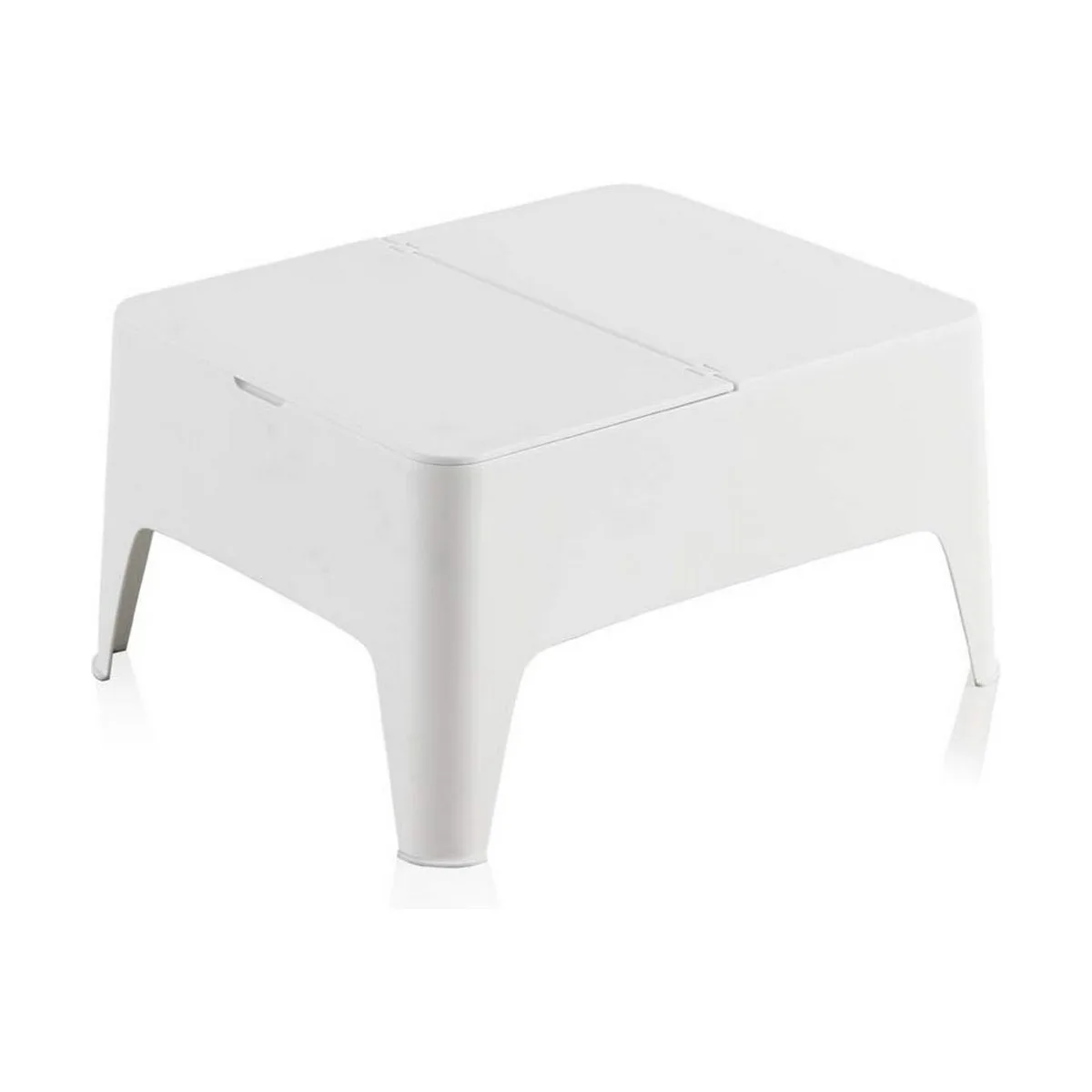 MESA AUXILIAR SP BERNER ALASKA BLANCO PLÁSTICO 58 X 48 X 30 CM
