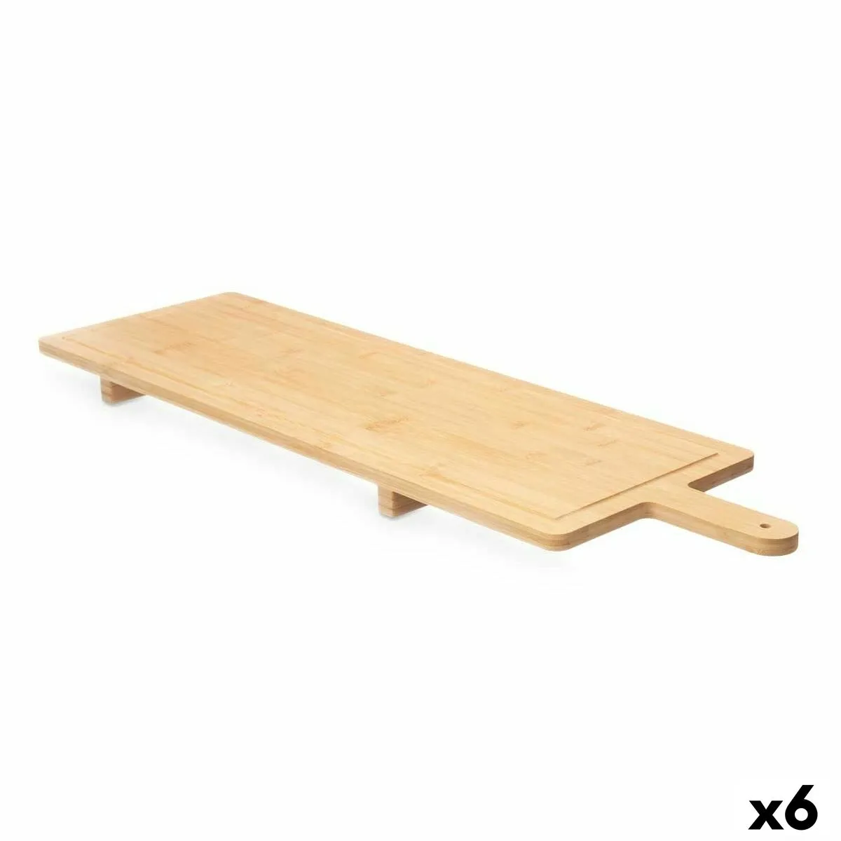 TABLA DE COCINA KINVARA KT225119 88 X 4,5 X 26 CM CON MANGO (6 UNIDADES)