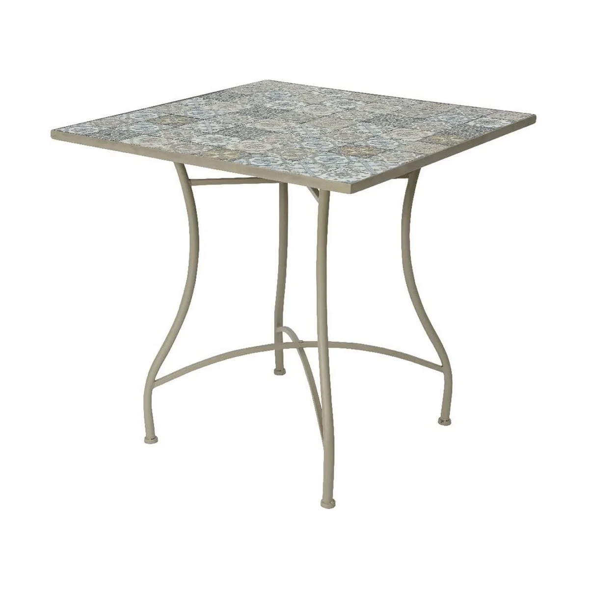 MESA PARA COMER EDM BISTRO MARRÓN 78 X 78 X 77 CM
