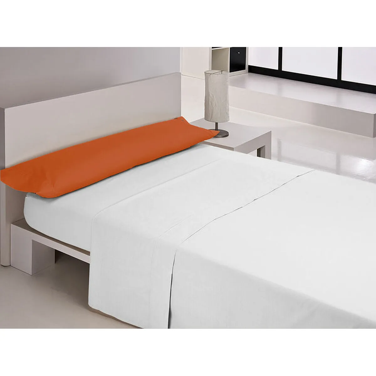 FUNDA DE ALMOHADA HAPPY HOME MIX COLORS NARANJA