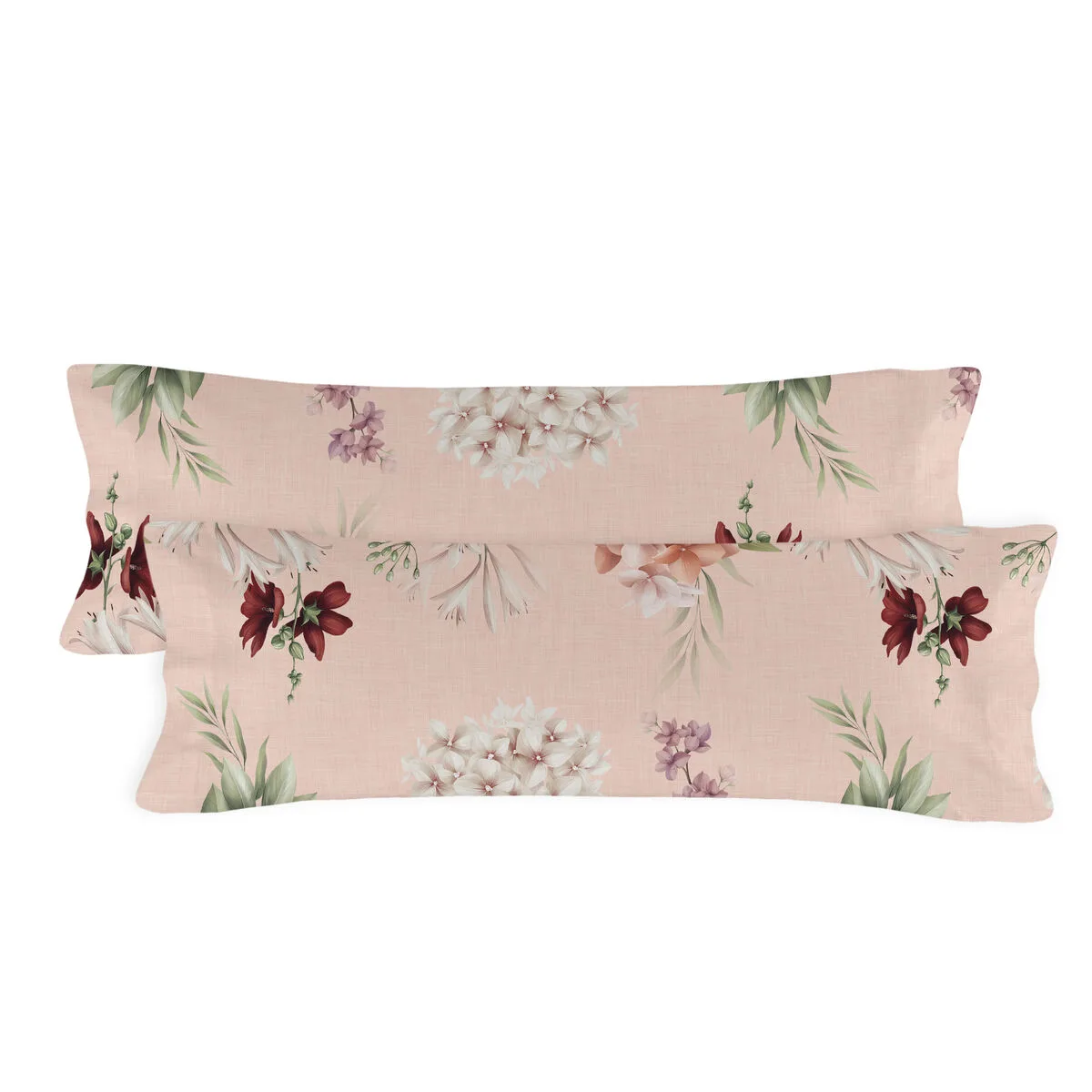 FUNDA DE ALMOHADA HAPPYFRIDAY SUMMER FLORAL MULTICOLOR 45 X 110 CM (2 UNIDADES)