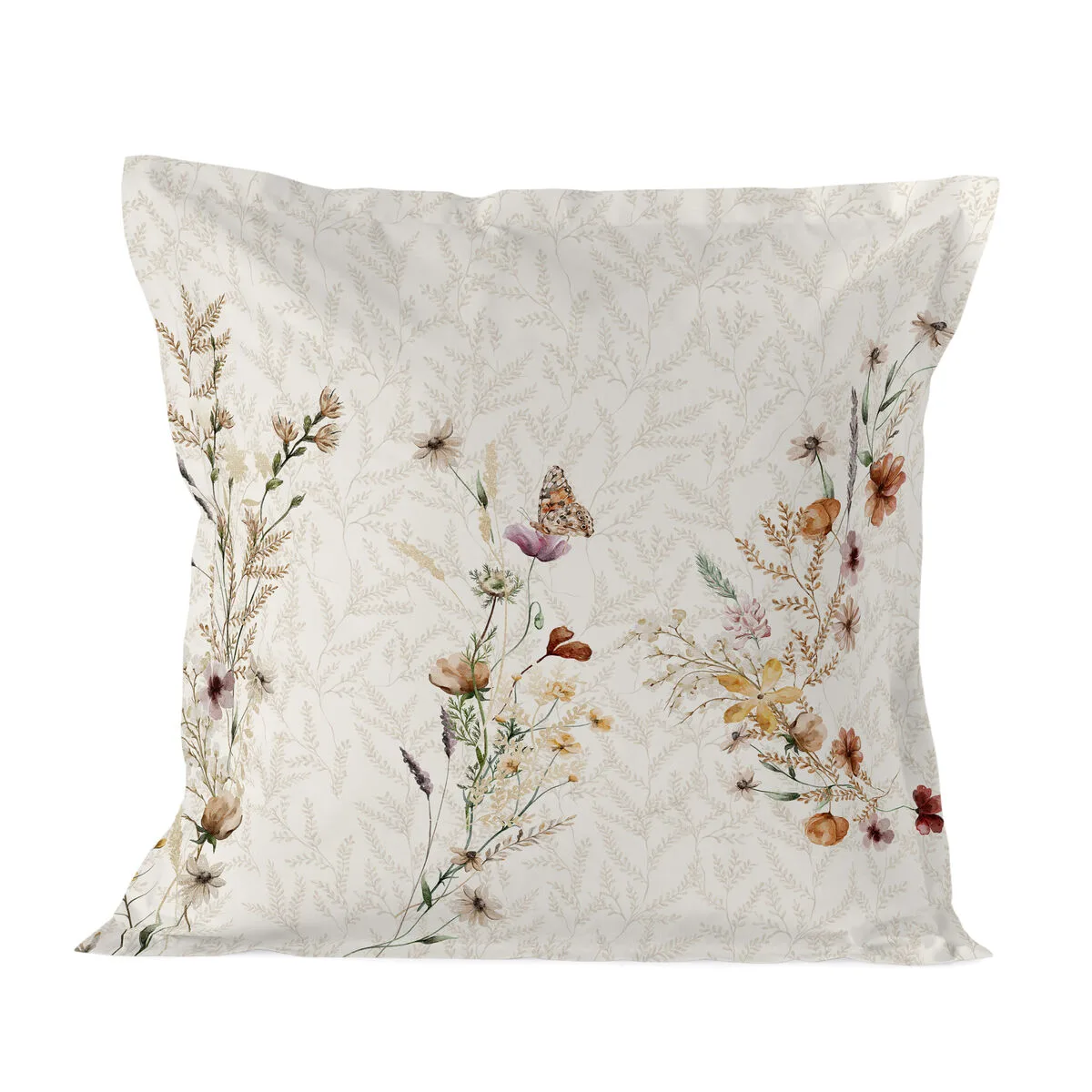 FUNDA DE ALMOHADA HAPPYFRIDAY WILD FLOWERS MULTICOLOR 60 X 60 CM