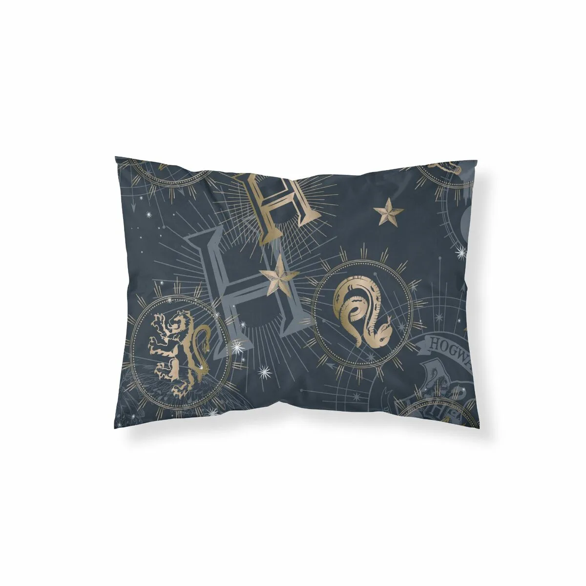 FUNDA DE ALMOHADA HARRY POTTER GOLD MULTICOLOR 50X80CM