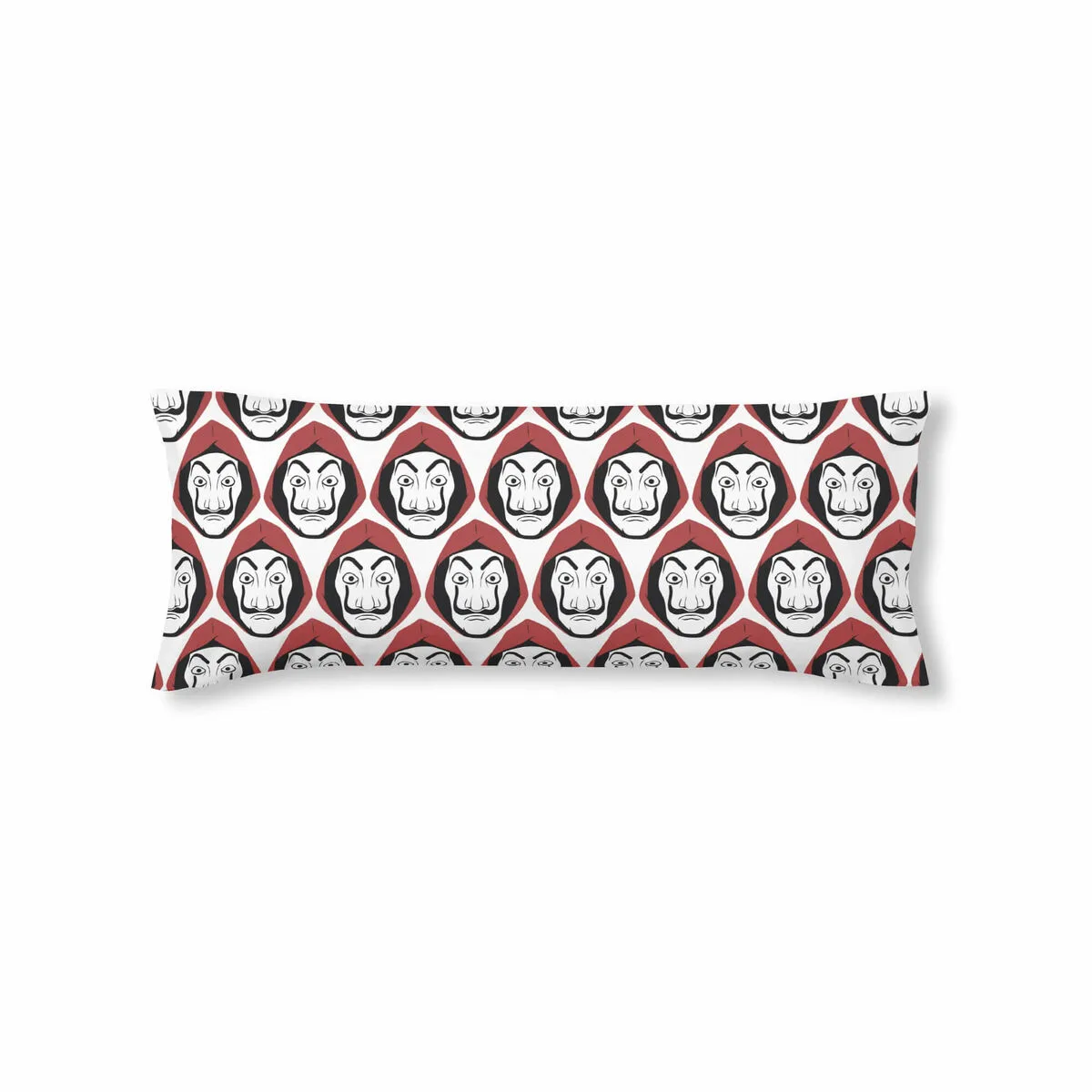 FUNDA DE ALMOHADA LA CASA DE PAPEL MULTICOLOR 175 HILOS 45 X 110 CM 100 % ALGODÓN