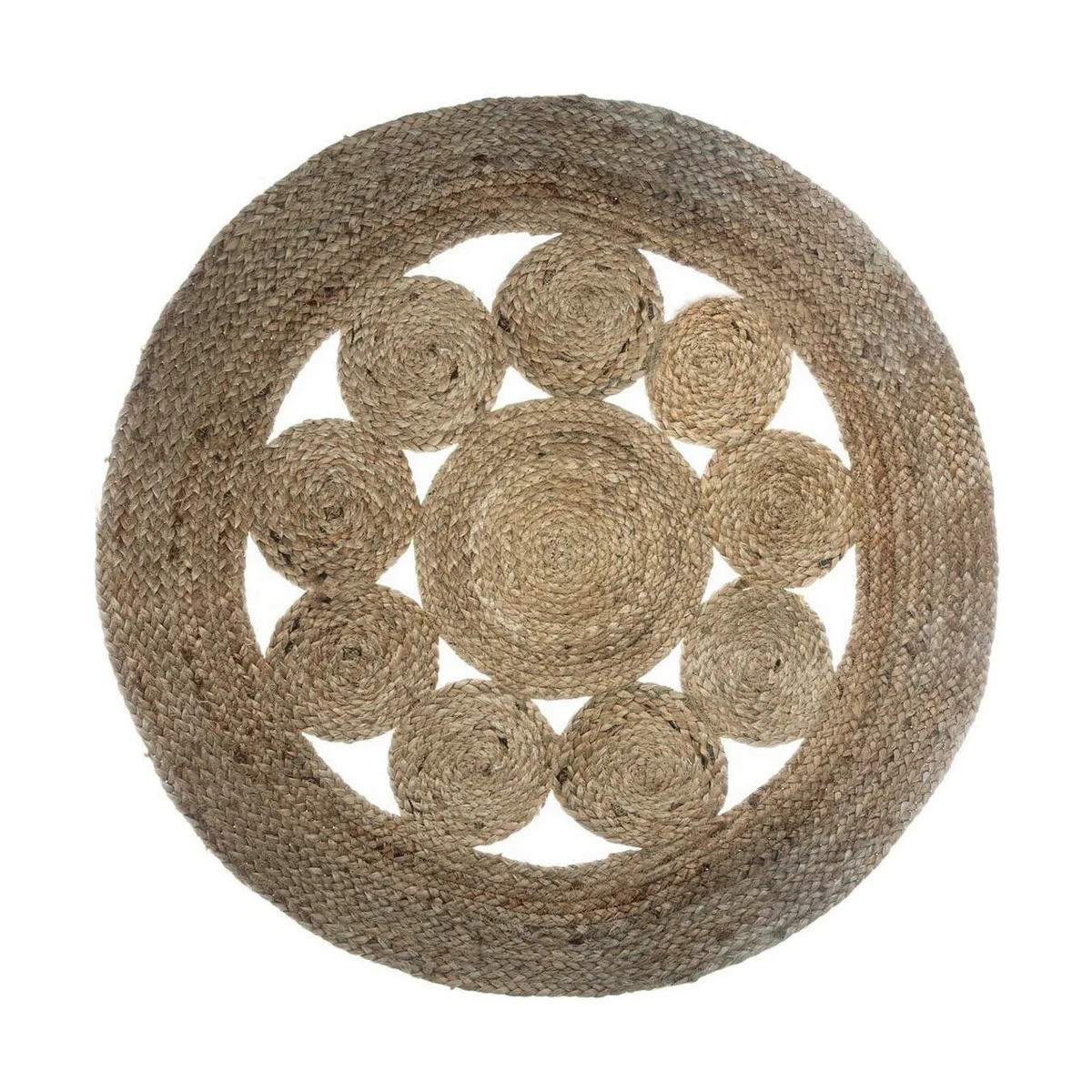 ALFOMBRA ATMOSPHERA NATURAL YUTE (Ø 80 CM)