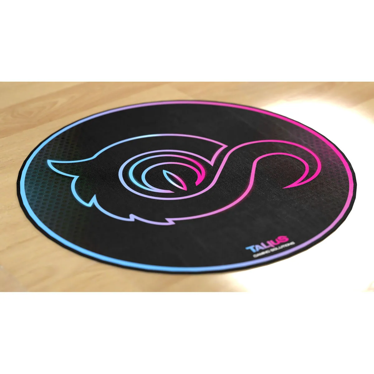 ALFOMBRA GAMING TALIUS FLOORPAD 100 NEGRO TELA Ø 100 CM