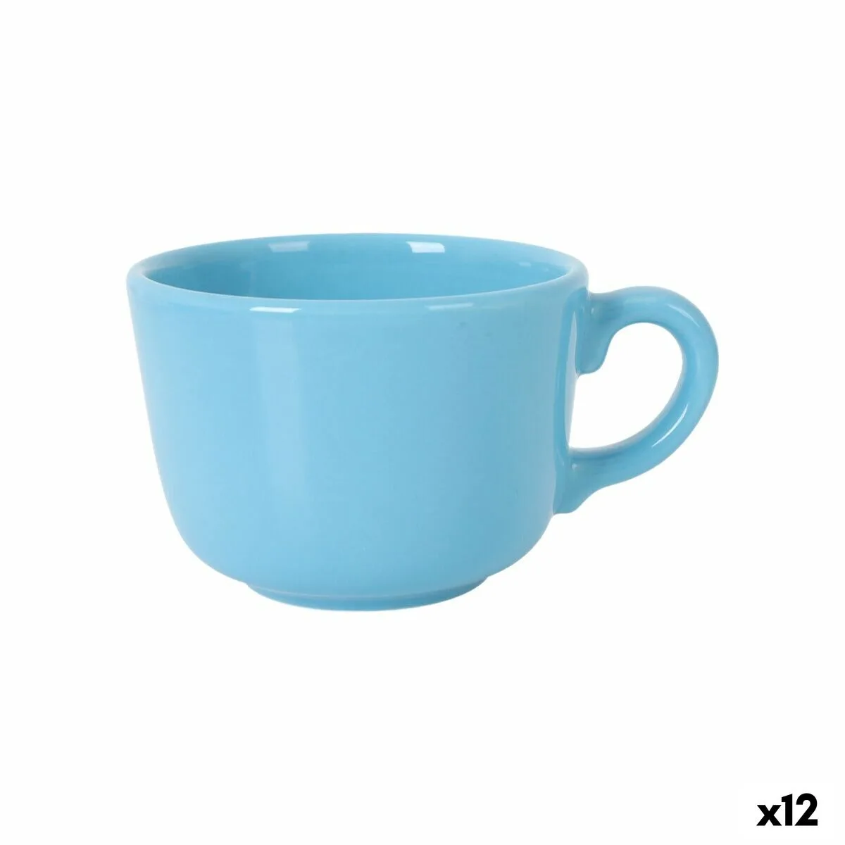TAZA LA MEDITERRÁNEA AZUL 500 ML (12 UNIDADES)