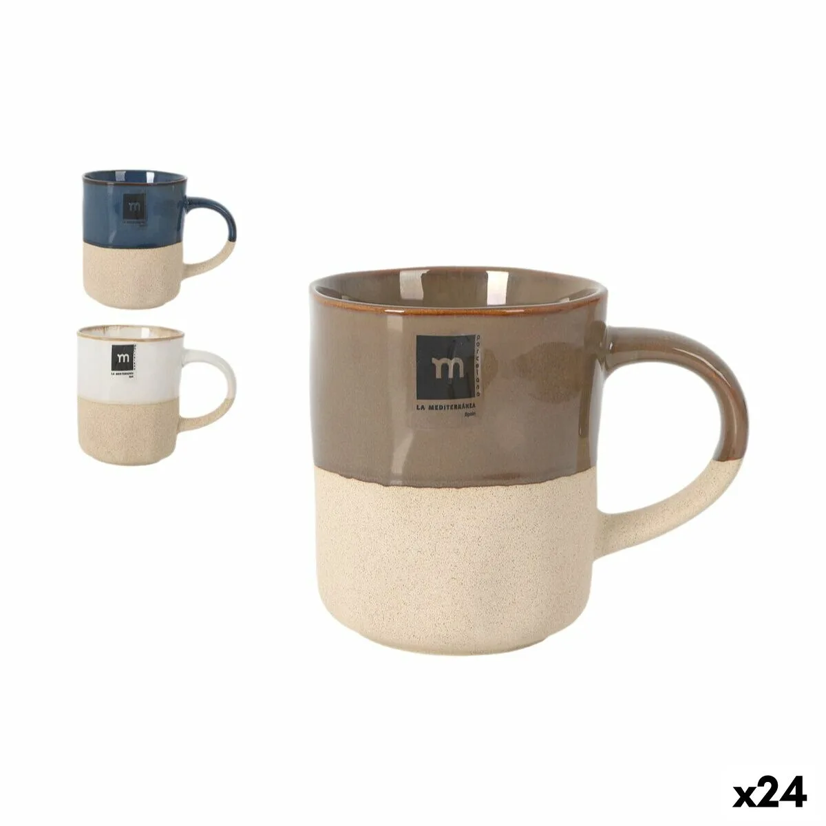 TAZA LA MEDITERRÁNEA SKYLINE 350 ML (24 UNIDADES)