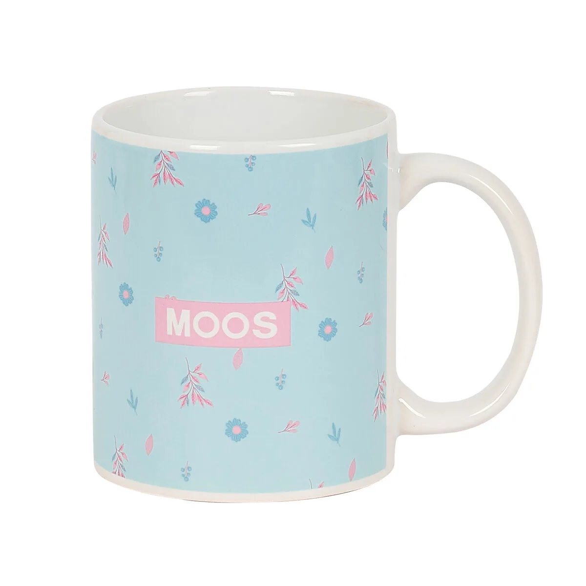 TAZA MUG MOOS GARDEN TURQUESA 350 ML