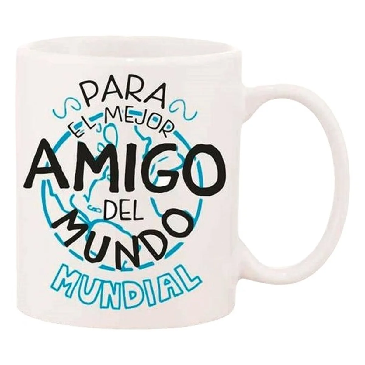 TAZA MUG ROYMART "PARA EL MEJOR AMIGO" BLANCO