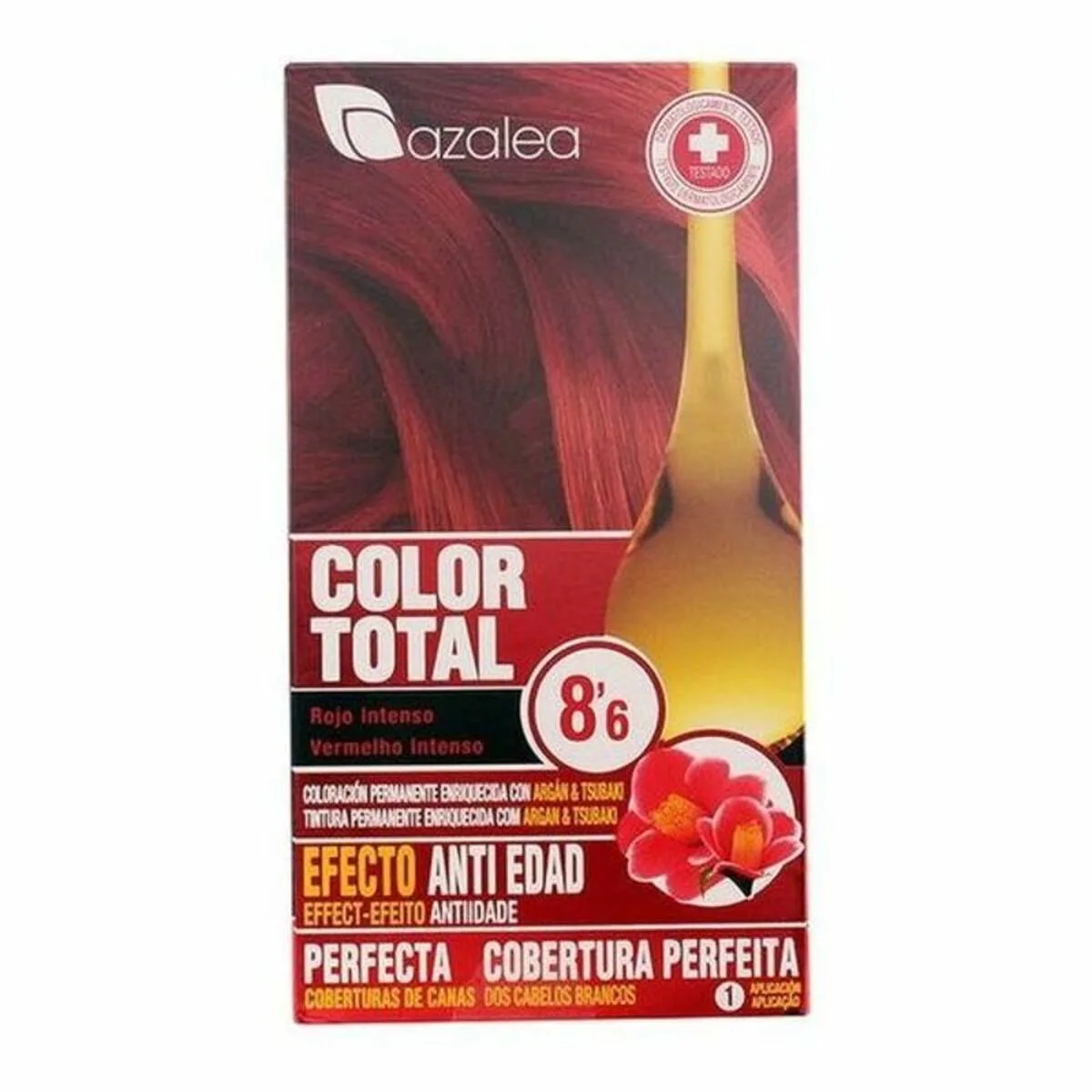 TINTE PERMANENTE ANTIEDAD AZALEA ROJO INTENSO
