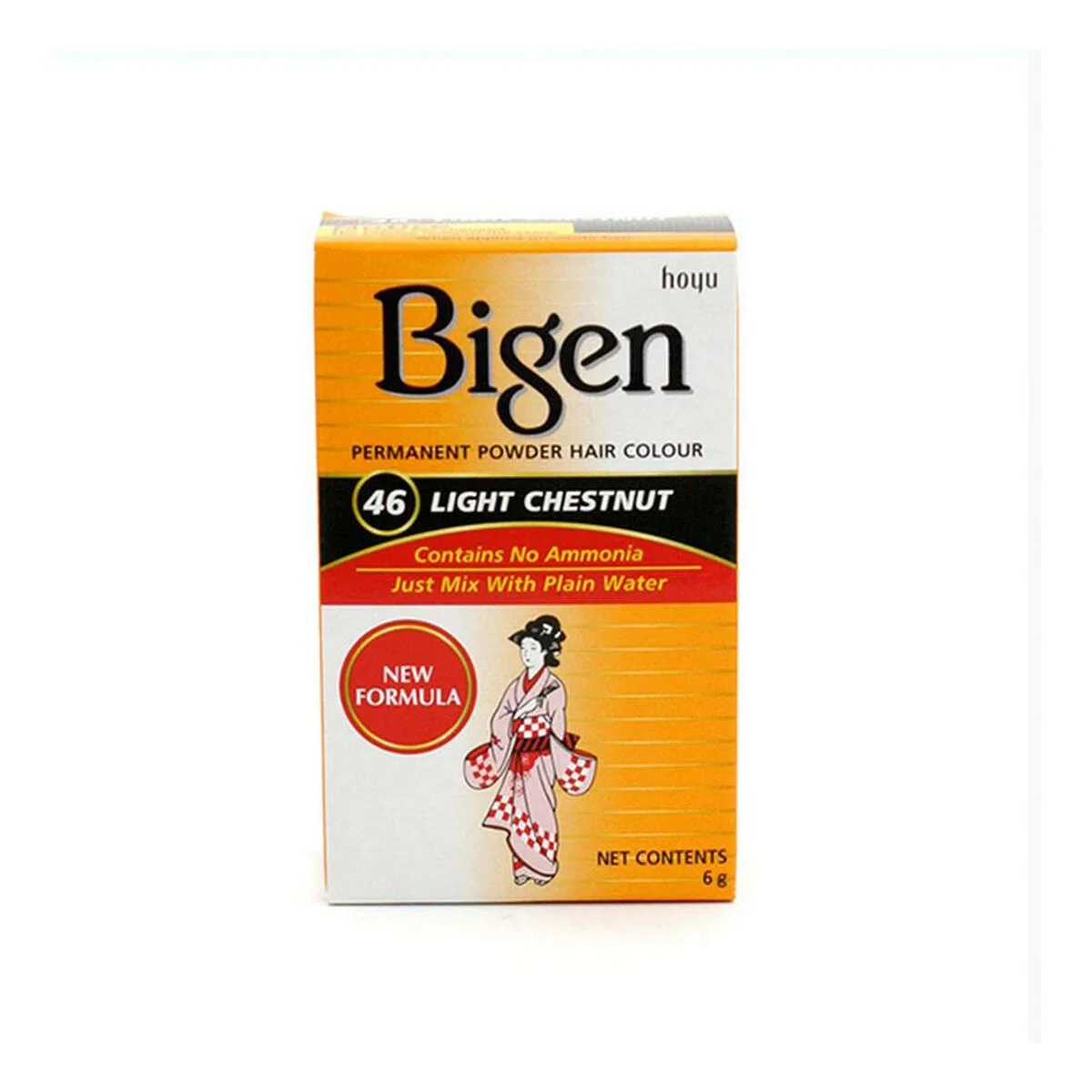 TINTE PERMANENTE BIGEN 46 LIGHT Nº46 LIGHT CHESTNUT (6 GR)