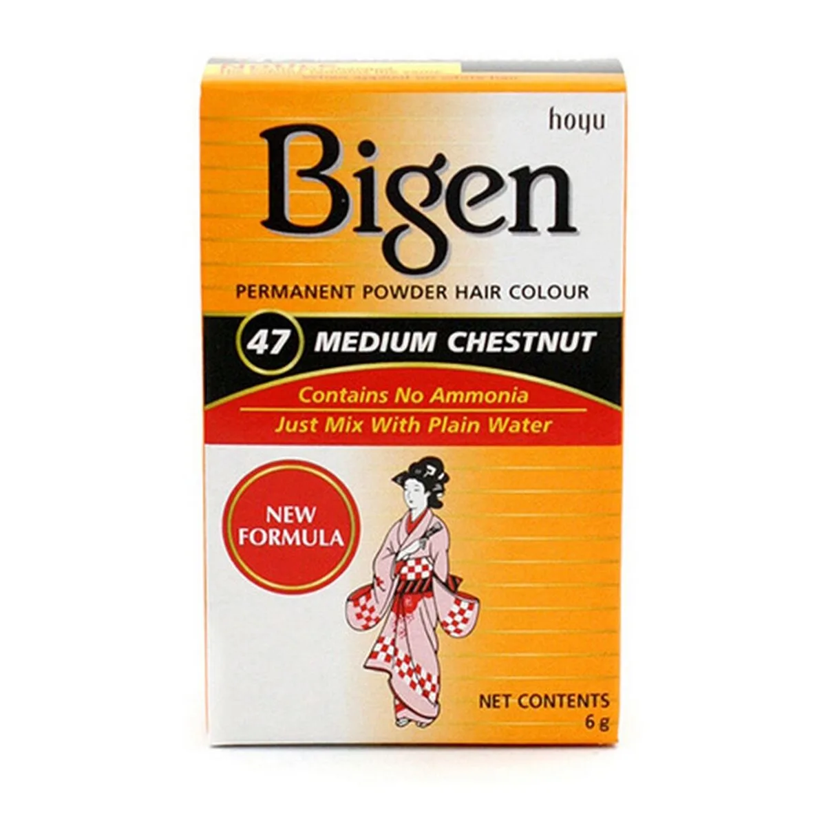 TINTE PERMANENTE BIGEN 47 MEDIUM CHESTNUT  (6 G)