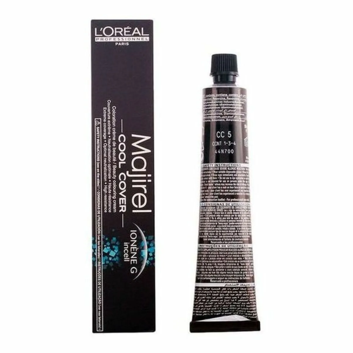 TINTE PERMANENTE MAJIREL COOL-COVER L'OREAL PROFESSIONNEL PARIS 0000017686 CHÂTAIN CLAIR 50 ML