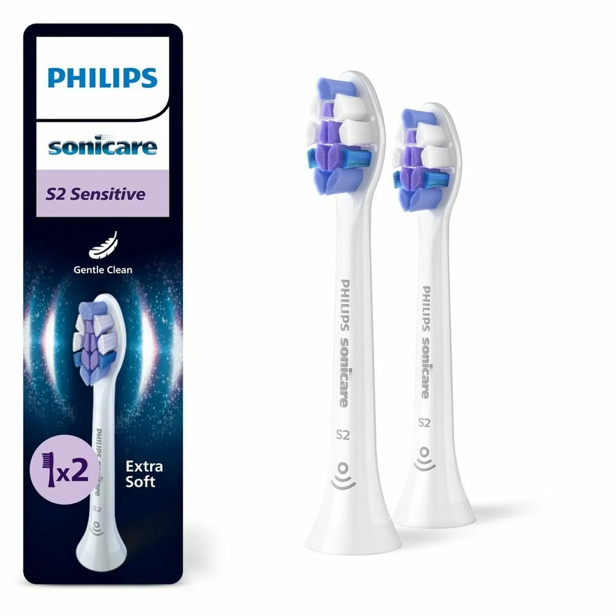 CABEZAL DE RECAMBIO PHILIPS OPTIMALWHITEHX6062/87PACKDE2CA (2 UNIDADES)