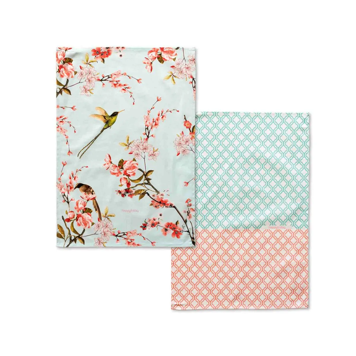 PAÑO DE COCINA HAPPYFRIDAY CHINOISERIE MULTICOLOR 70 X 50 CM (2 UNIDADES)