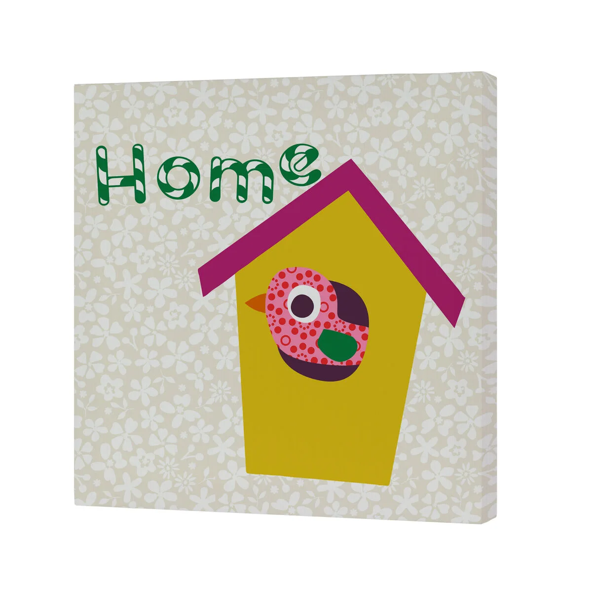 LIENZO HAPPYFRIDAY MOSHI MOSHI HOUSE MULTICOLOR 27 X 27 CM