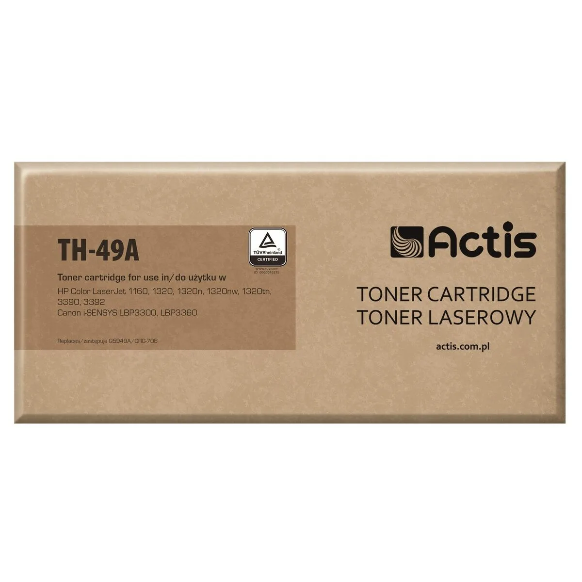 TÓNER ACTIS TH-49A NEGRO
