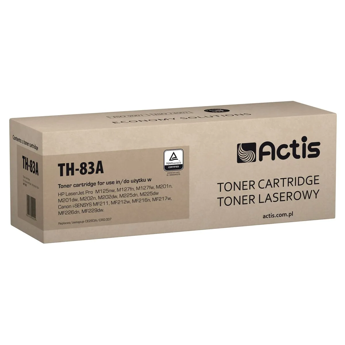 TÓNER ACTIS TH-83A NEGRO MULTICOLOR