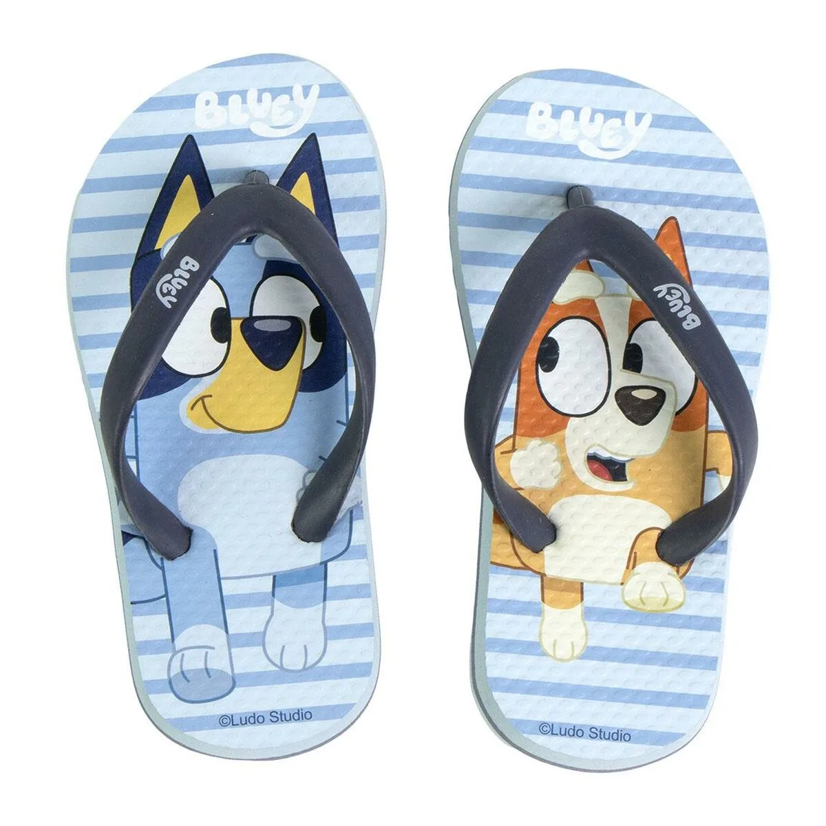 CHANCLAS DE PISCINA BLUEY AZUL CLARO