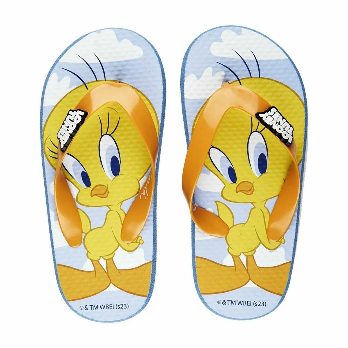 CHANCLAS PARA NIÑOS LOONEY TUNES AZUL