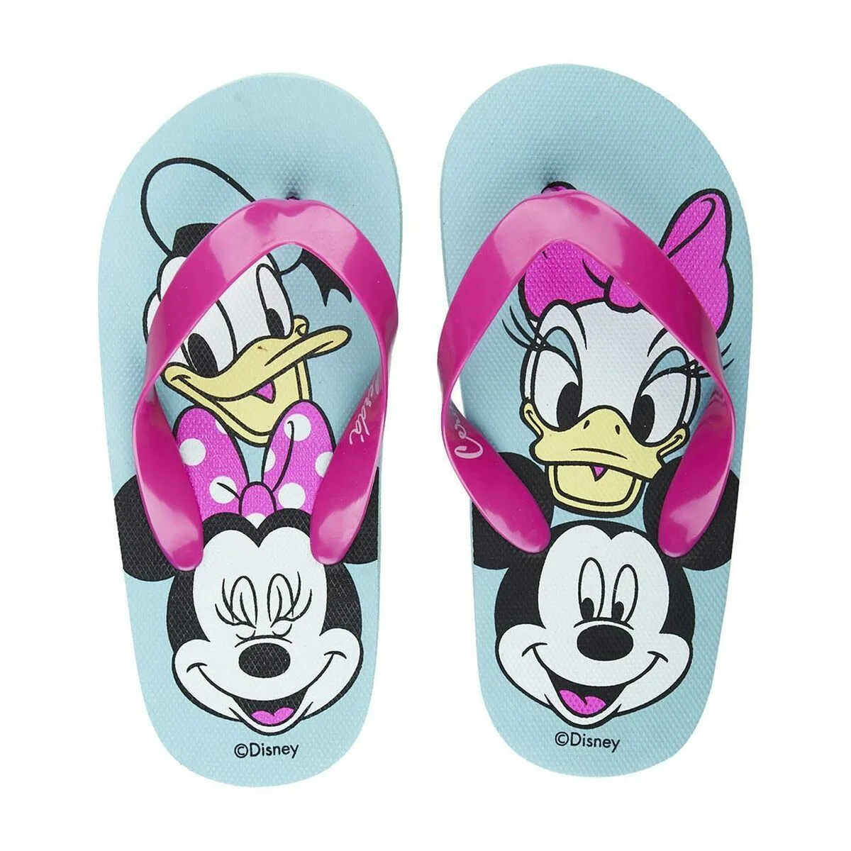 CHANCLAS PARA NIÑOS MINNIE MOUSE AZUL