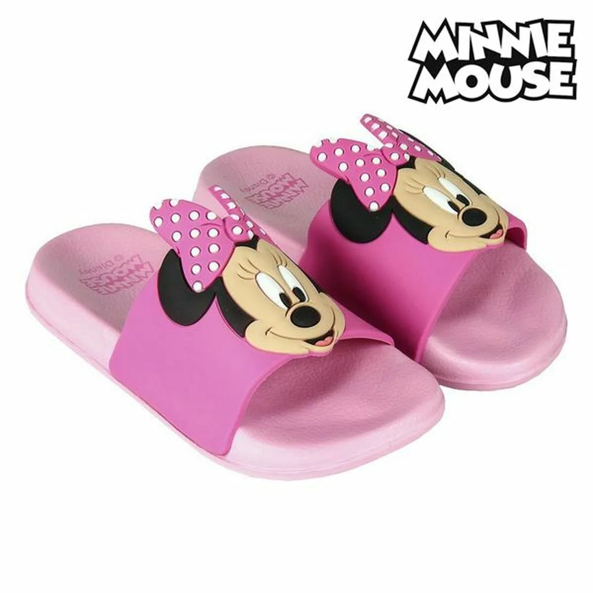 CHANCLAS PARA NIÑOS MINNIE MOUSE NEGRO