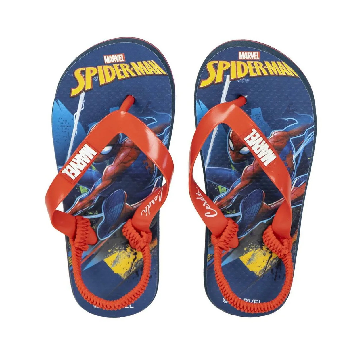 CHANCLAS PARA NIÑOS SPIDER-MAN AZUL OSCURO