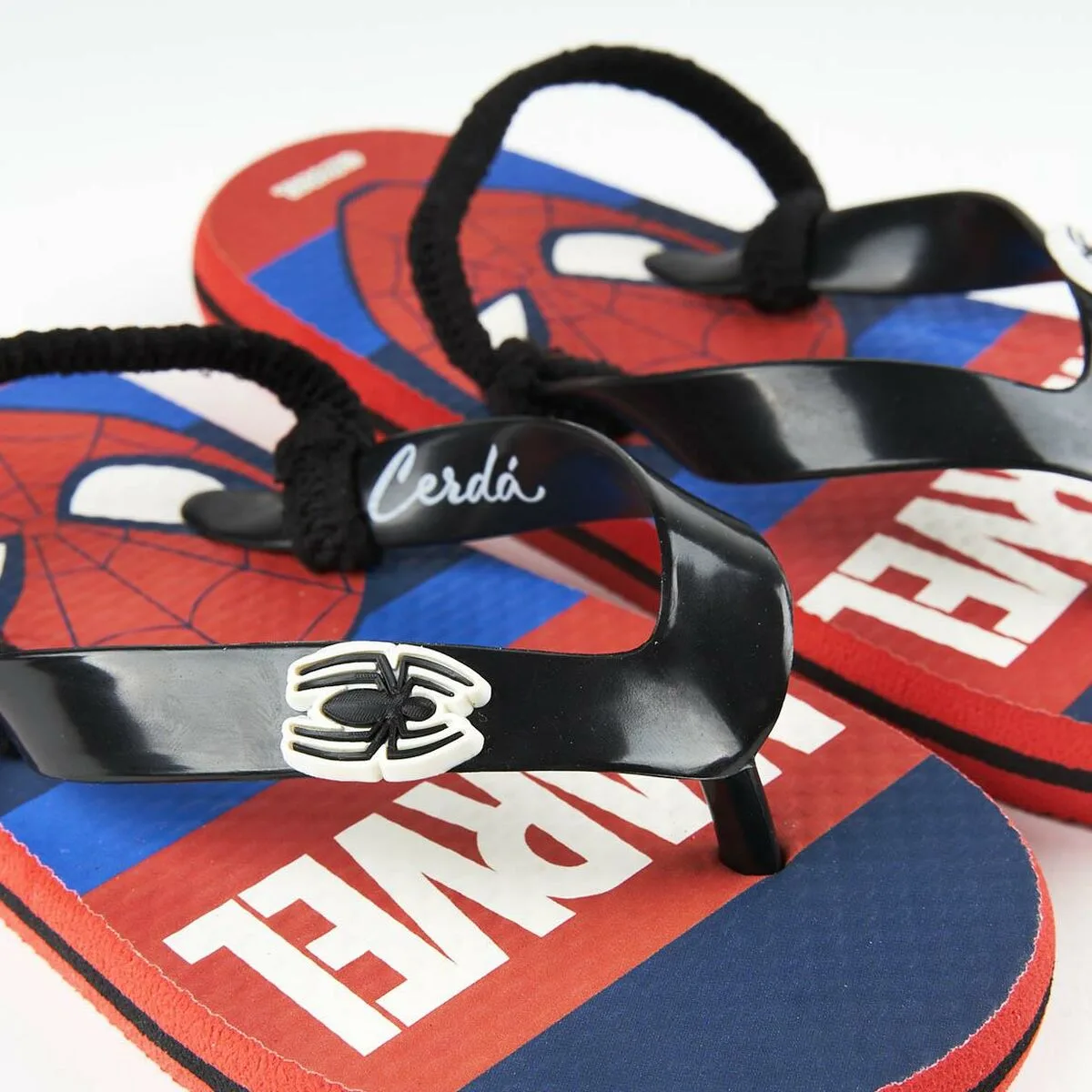 CHANCLAS PARA NIÑOS SPIDER-MAN ROJO