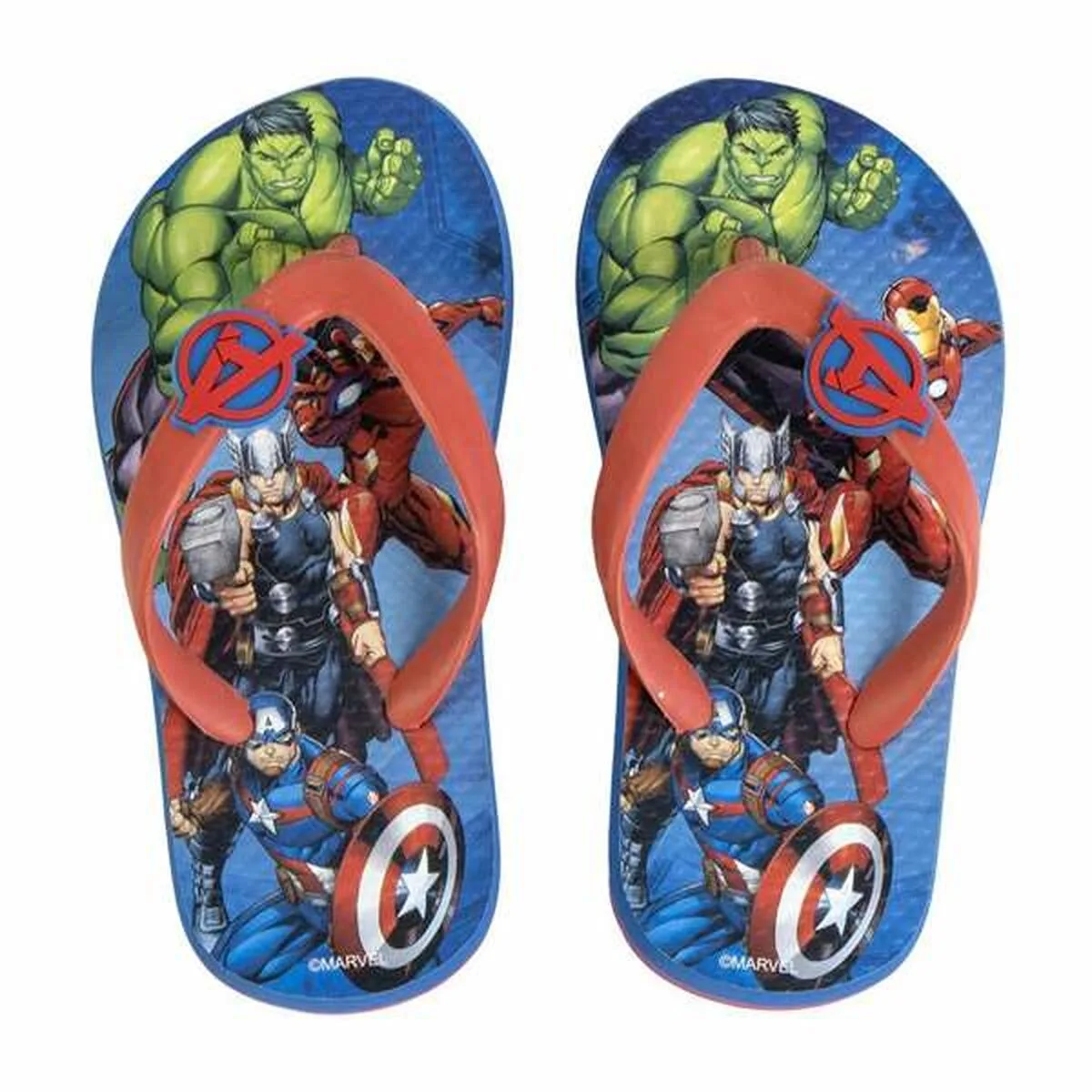 CHANCLAS DE PISCINA THE AVENGERS AZUL OSCURO