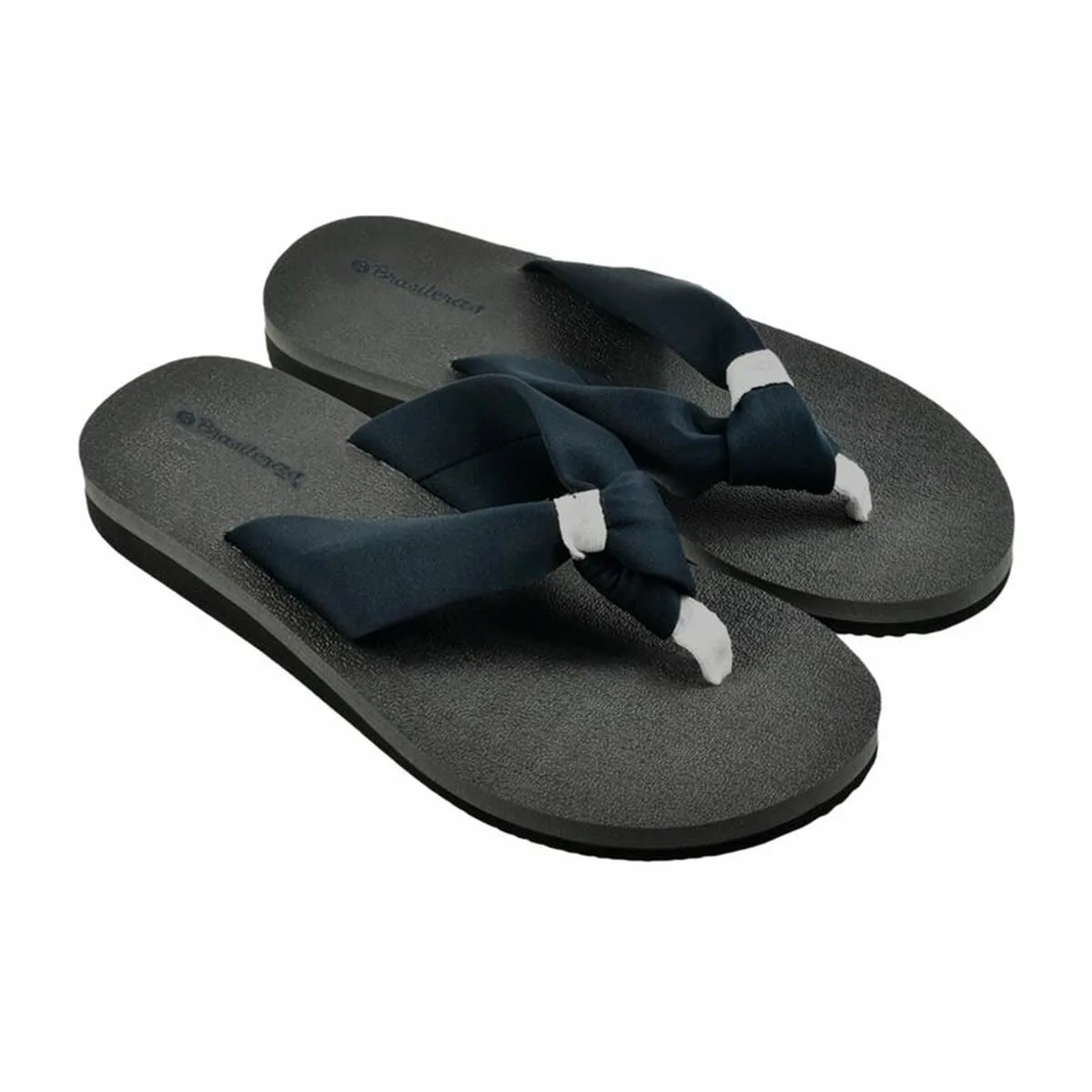 CHANCLAS PARA MUJER BRASILERAS NUDO  AZUL