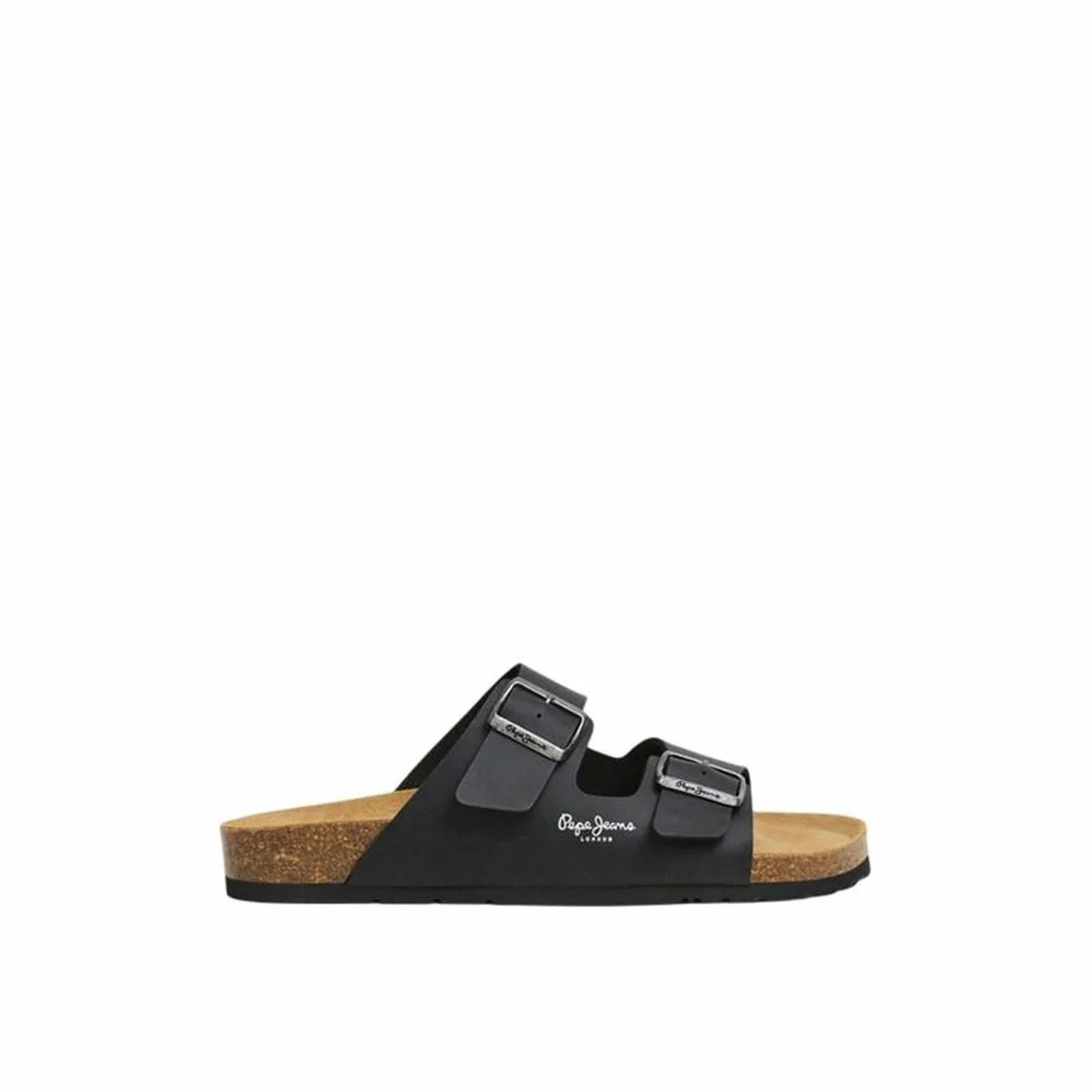 CHANCLAS PARA HOMBRE PEPE JEANS BIO DOUBLE VELOUR NEGRO
