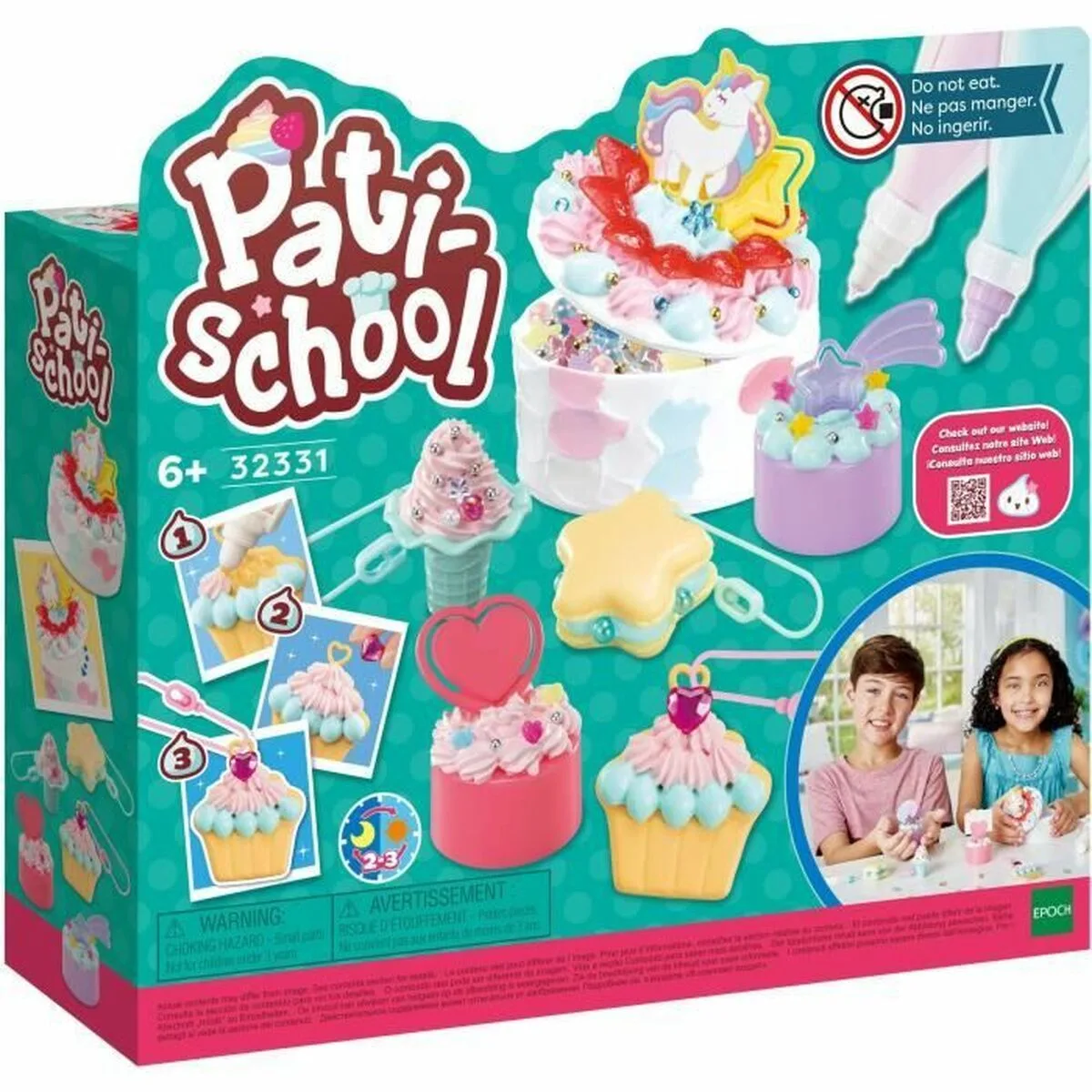 JUEGO DE MANUALIDADES EPOCH D'ENFANCE PATI SCHOOL CAKES (FR)