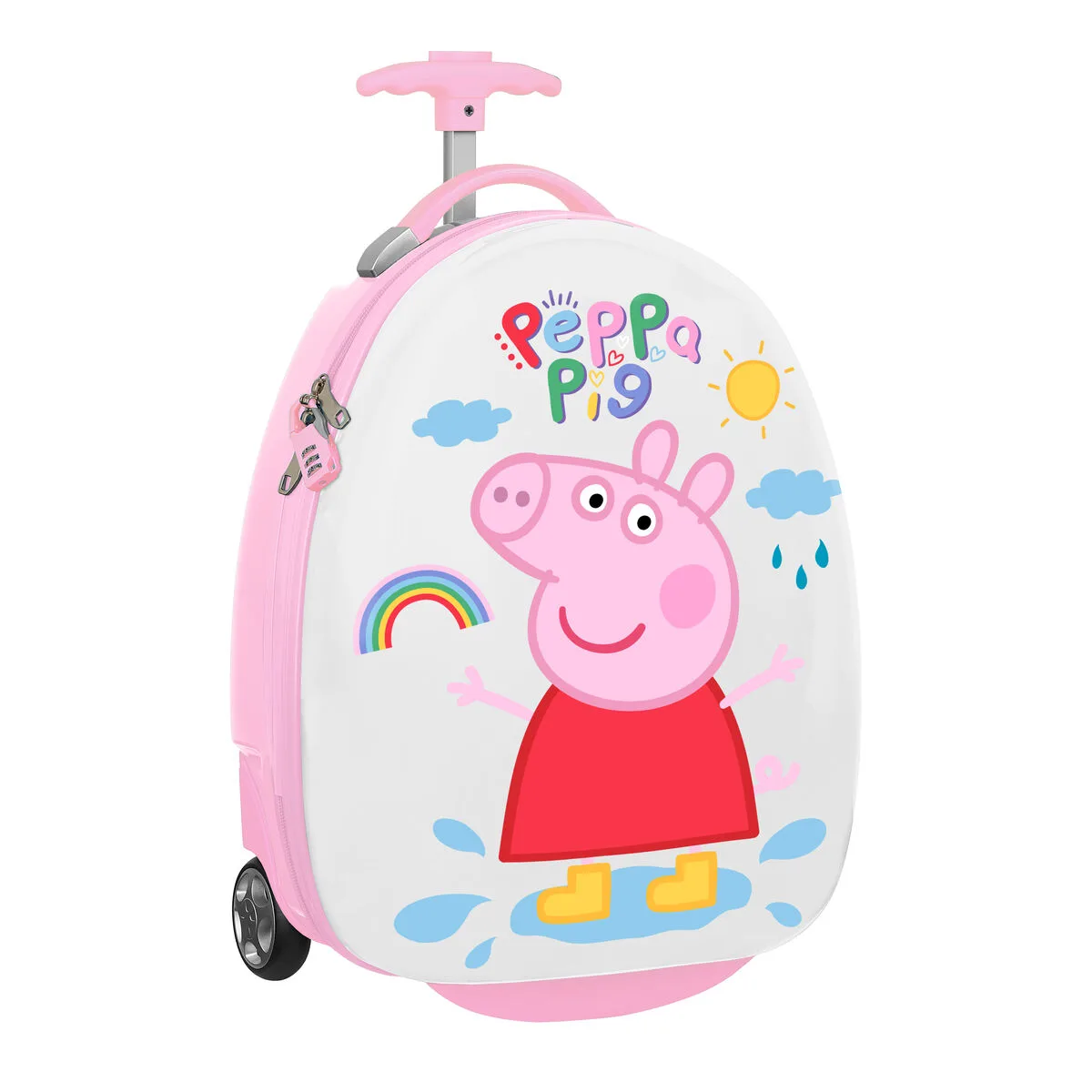 TROLLEY PEPPA PIG PEPPA PIG INFANTIL ROSA MENTA 16'' 28 X 43 X 23 CM